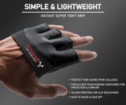 FITNESS FORCE Workout Gloves for Men & Women Partial Weight Lifting No…