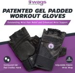 Fitness Fingerless Gloves for Gym Workout & Training, Gym Equipment, W…