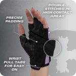 Harbinger Power Gloves 3.0 – Durable Half Finger Weightlifting Gloves …