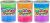 JA-RU Rainbow Slime for Kids with Container (3 Units) Neon Colored Rai…