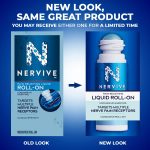 Nervive Pain Relieving Roll On Liquid, Max Strength No-Mess Topical Pa…