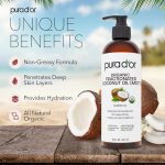 PURA D’OR 16 Oz ORGANIC Fractionated Coconut Oil – MCT Oil – 100% Pure…