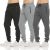 PURE CHAMP Mens 3 Pack Fleece Active Athletic Workout Jogger Sweatpant…
