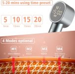 Red Light Therapy with Timing and 4 Modes, High Power 660/850nm Handhe…