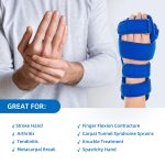 Resting Hand Splint, Stroke Hand Therapy Equipment, Hand Brace with Fi…