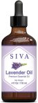 Siva Lavender Essential Oil 4 Fl Oz with Glass Dropper – 100% Pure, Na…