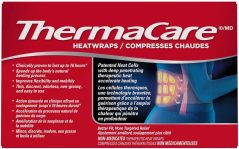 ThermaCare Heatwraps Advance Back Pain Therapy Stretch Fit S-XL, 6 cou…