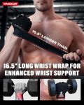 VINSGUIR Weight Lifting Gloves with Wrist Support for Men and Women – …