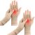Woanger 2 Pairs Seamless Lymphedema Compression Gloves 20-30 mmHg Fing…