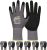 Work Gloves MicroFoam Nitrile Coated-6 Pairs,Seamless Knit Nylon Glove…