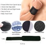 Wrist Brace, 2 PACK Wrist Wraps for Carpal Tunnel for women and men. W…