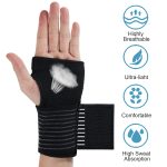 Wrist Brace, 2 Pack Elastic Wrist Support with Strap, Wrist Compressio…